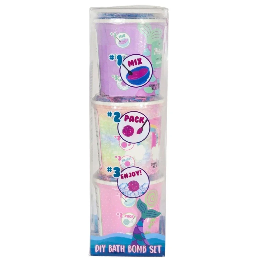 Onyx Bathhouse DIY Bath Bomb Gift Set of 3 | Mystery Surprise in each